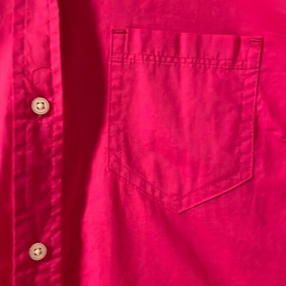 GAP pink boyfriend fit 100% cotton collar button front shirt S - Picture 8 of 12